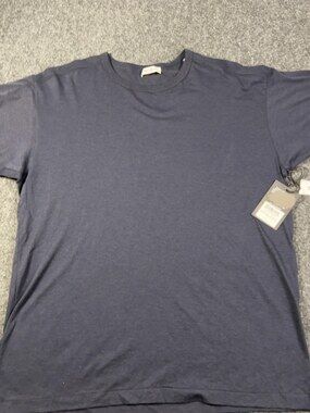 Buck Mason Japanese Cool Cashmere Knit Tee Navy Mens Sz Small NWI Msrp118 [MD4]